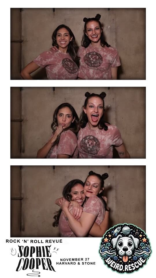 Lauren and Bri at a Weird Rescue event